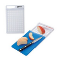 Polypropylene Cutting Board w/ Built in Strainer